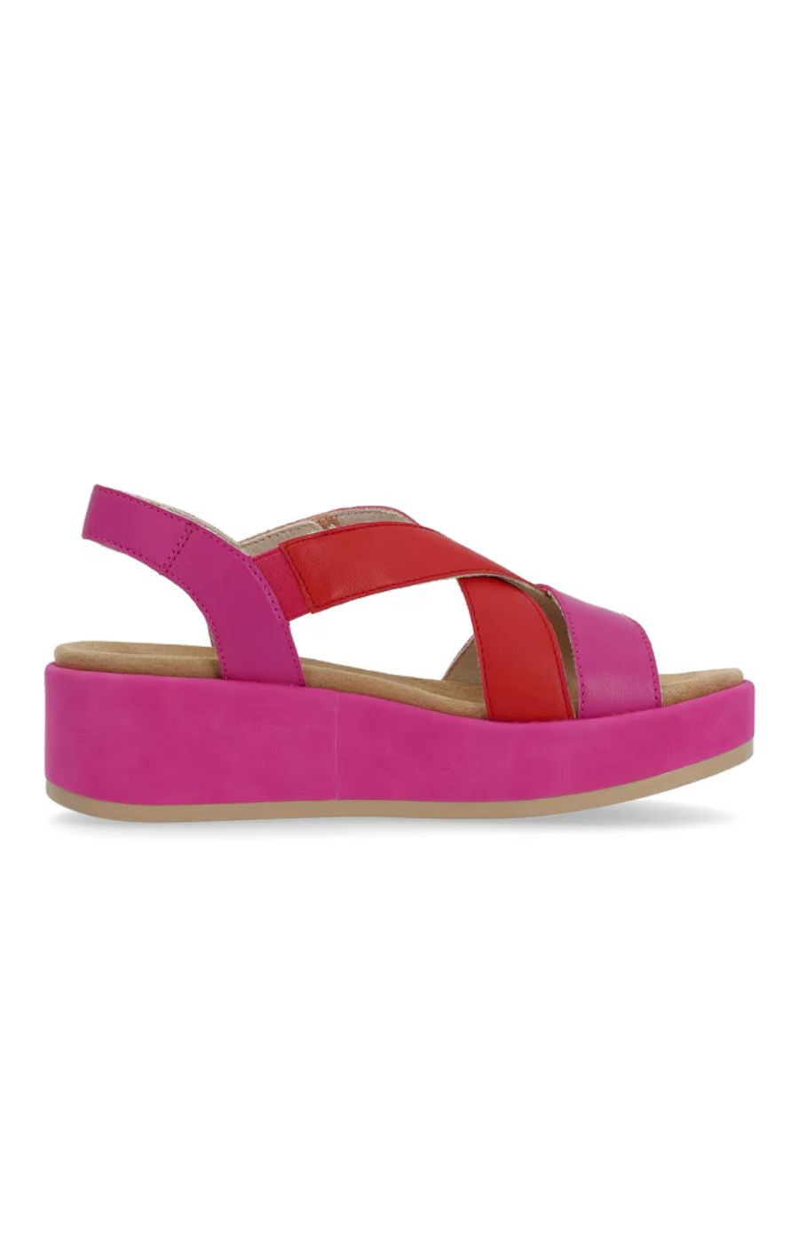 Remonte Wedge Sandal in Pink