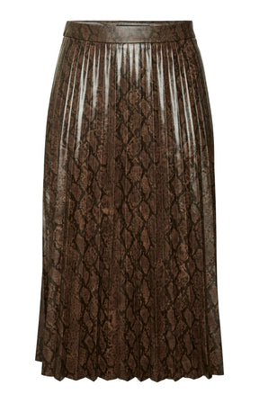 Midi Skirt Vero Moda Pleated Leather Skirt Vero Moda Pleated Mini