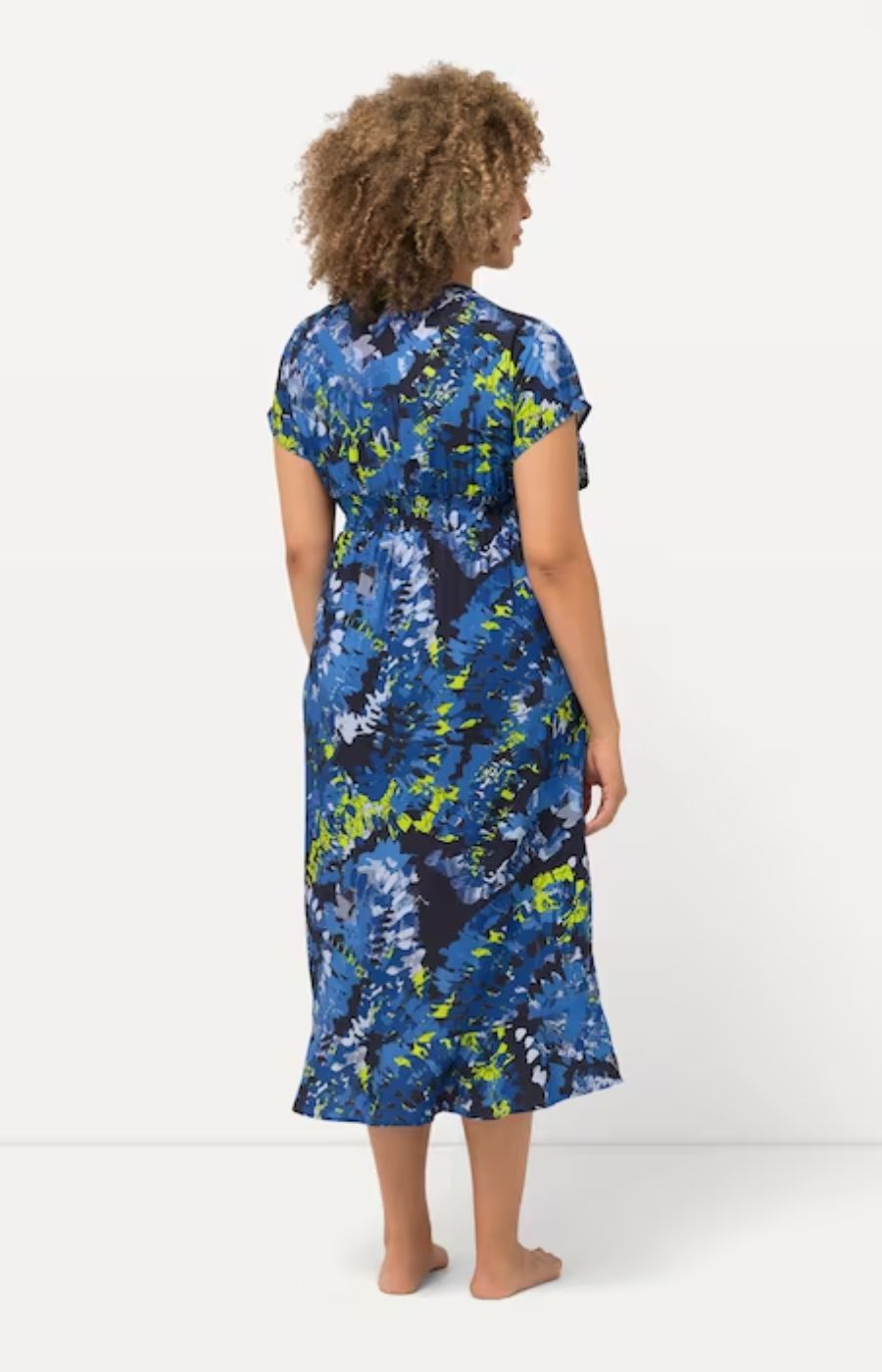 Ulla Popken Abstract Wrap Kaftan