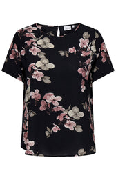 Only Carmakoma Vica Blouse in Black Autum