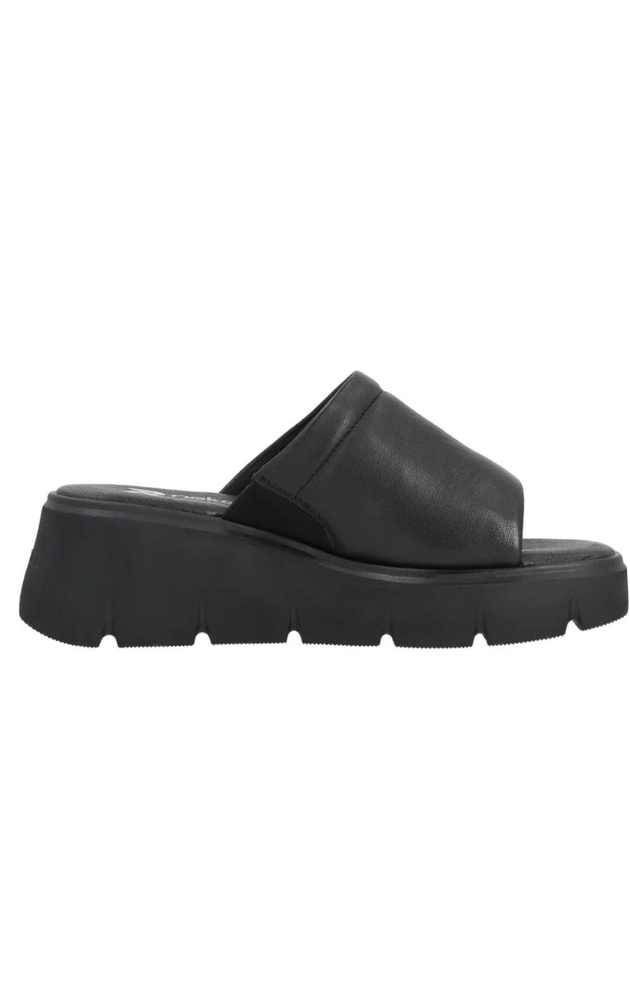 Rieker Platform Sandal in Black