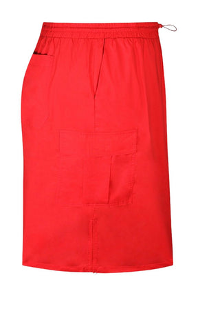 Zhenzi Red Cargo Skirt