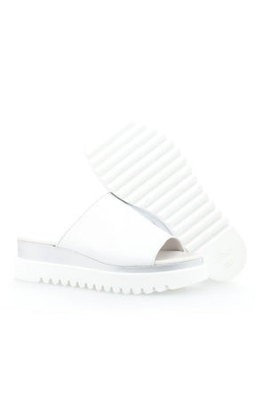 Gabor Slip on Sandal in White