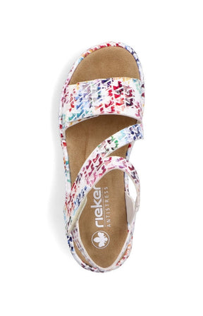 NeroGiardini Platform Trainer in White & Silver