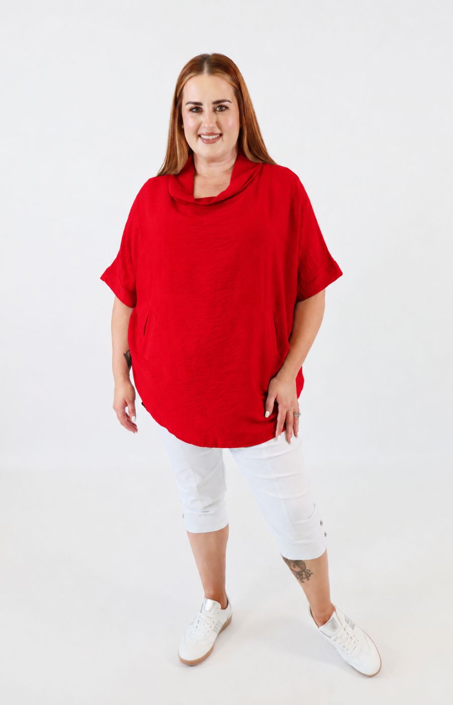 Lottie Blouse in Red