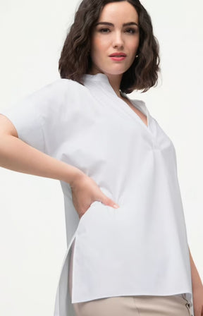 Ulla Popken Short Sleeve White Shirt