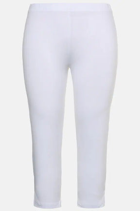 Ulla Popken Capri Leggings in White