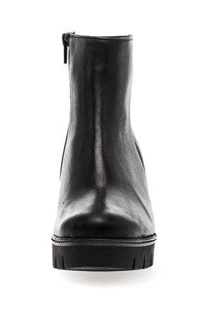 Gabor Wedge Heel Ankle Boots in Black