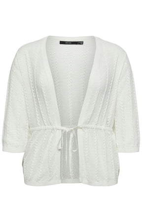 Vero Moda Curve Lux Light Cardigan in White   