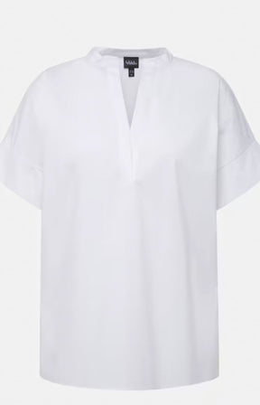 Ulla Popken Short Sleeve White Shirt