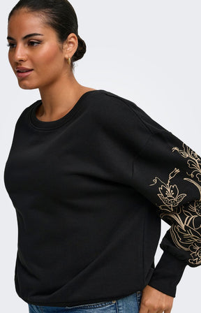 Only Carmakoma Deborah Sweater in Black