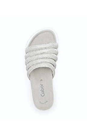 Gabor Sparkle Sandal in Silver