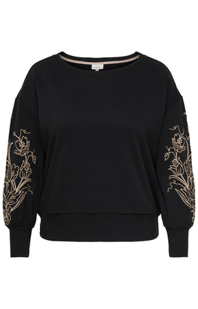 Only Carmakoma Deborah Sweater in Black