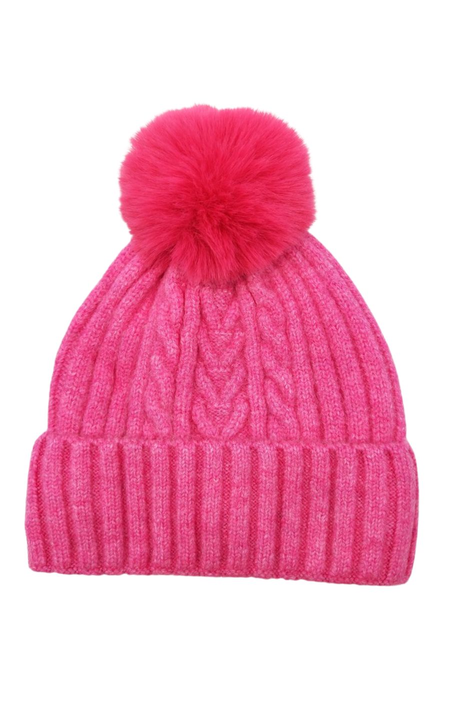 PomPom Hat in Pink