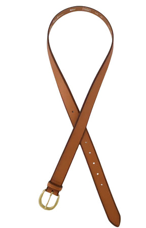 Ulla Popken Brown Leather Belt