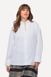 Ulla Popken Oxford White Blouse