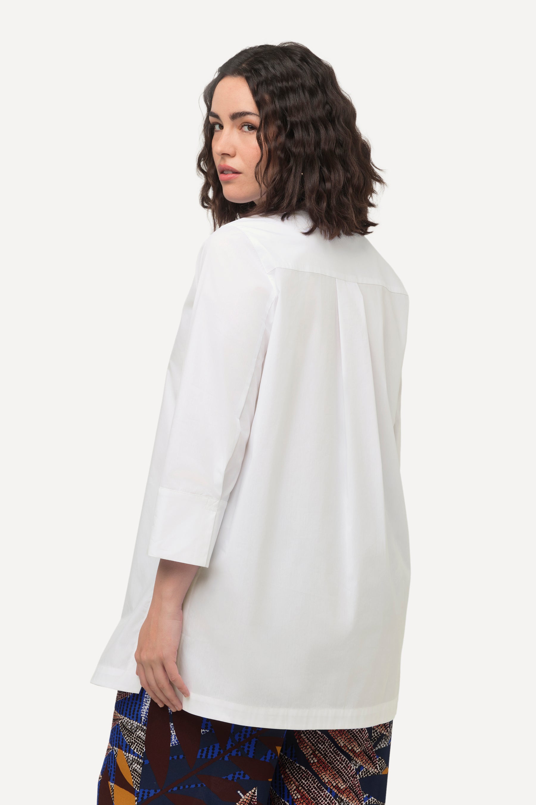 Ulla Popken White Tunic Shirt