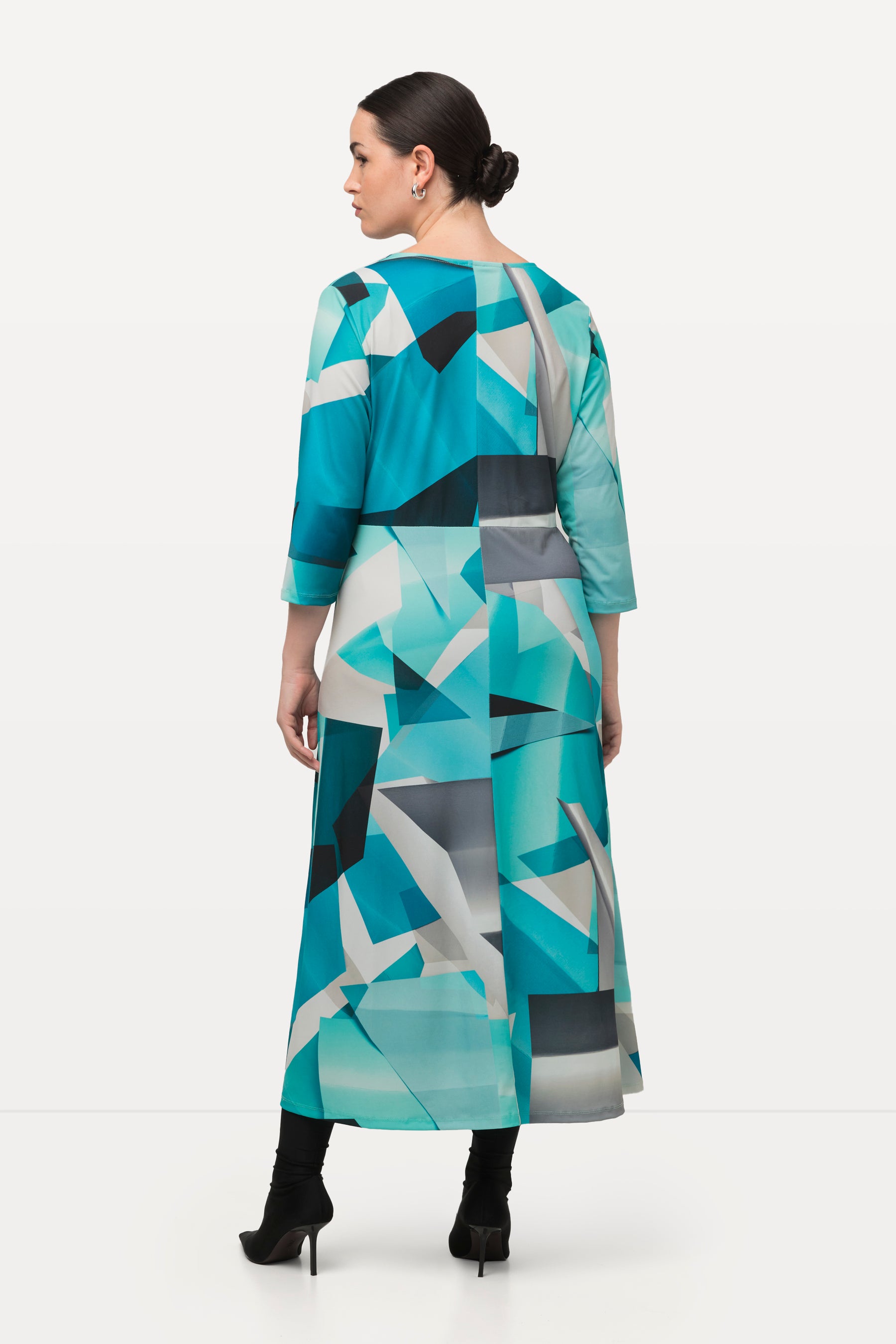 Ulla Popken Geometric Wrap Dress