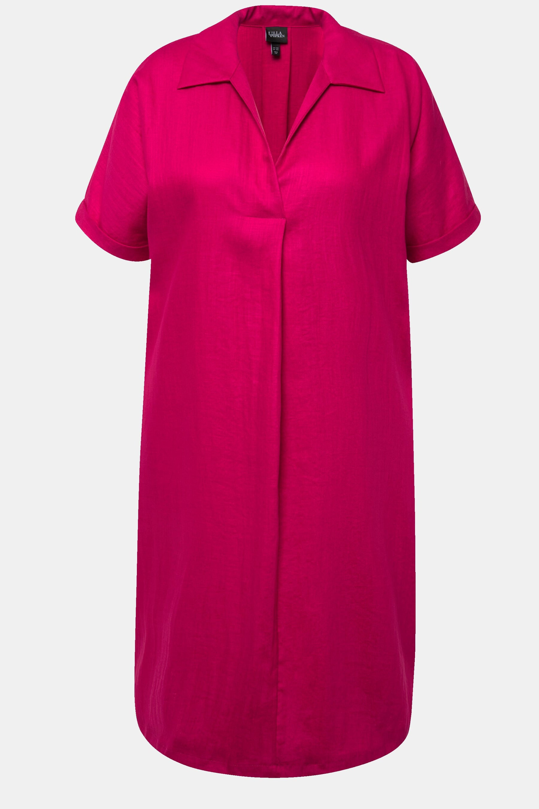 Ulla Popken Collared Pink Dress