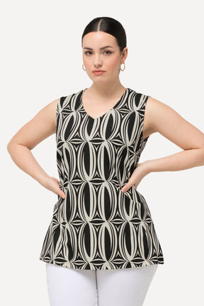 Ulla Popken Sleeveless Top in Black