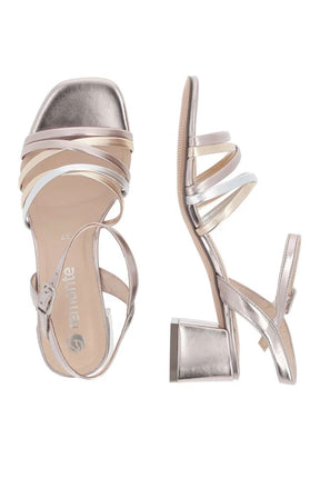 Remonte Strappy Sandal in Metallic