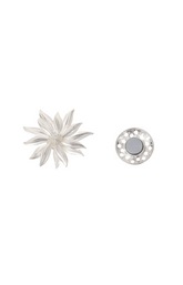 Piper Magnetic Brooch in White