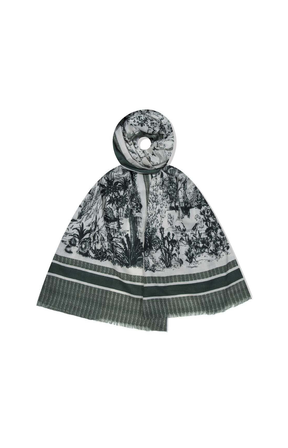 Maple Scarf in Green