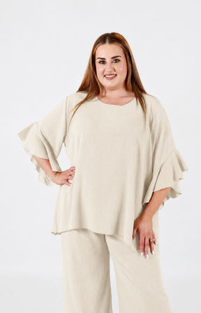 Sasha Co-ord in Beige 