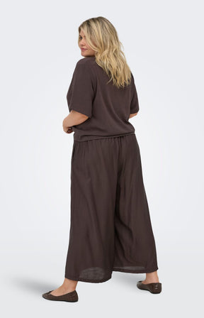 Only Carmakoma Joanna Trousers in Brown