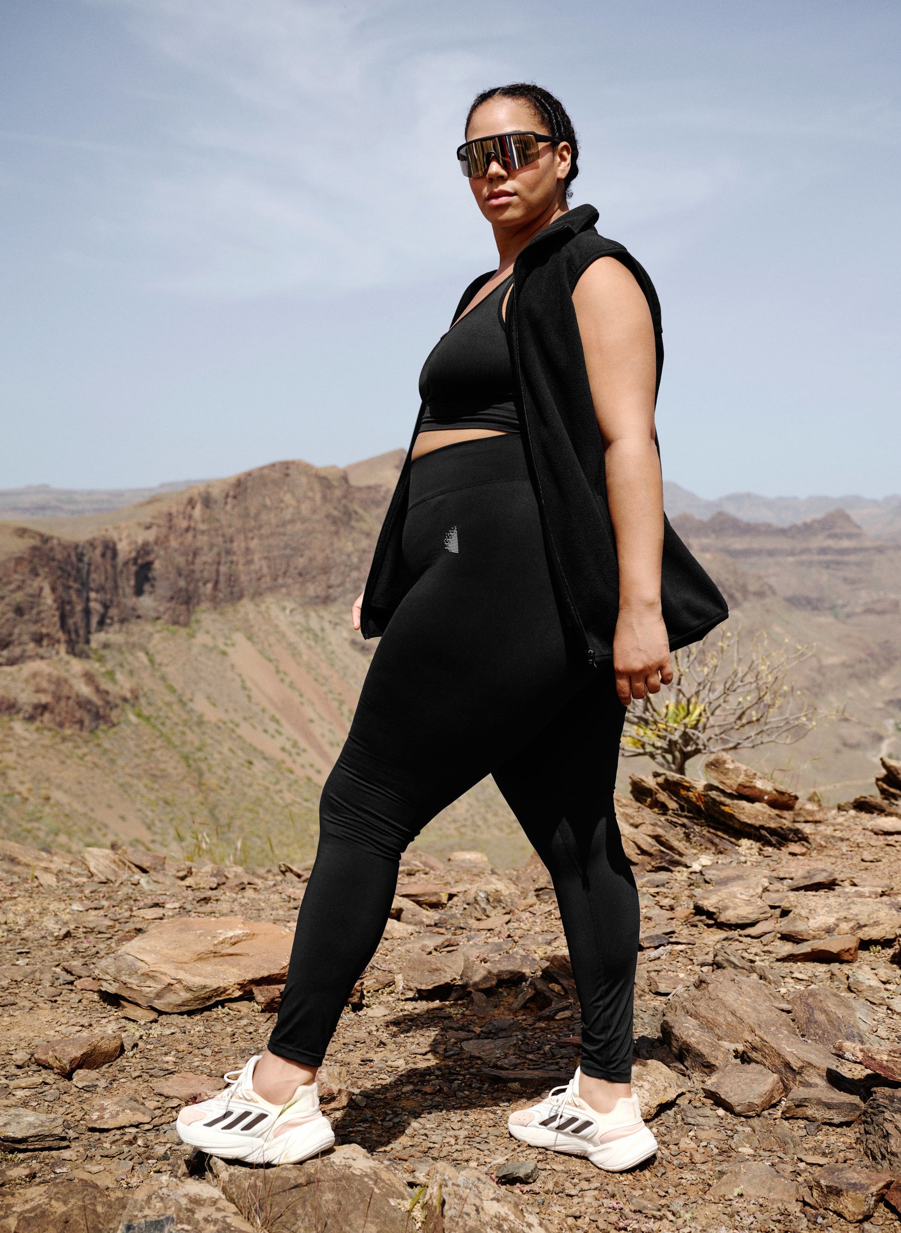  Active by Zizzi Basic Leggings in Black 