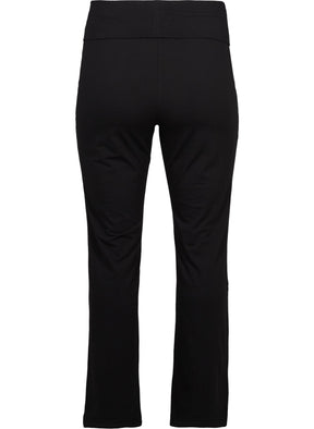 Active by Zizzi Cotton Leggings in Black 