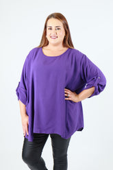 Ada Blouse in Purple