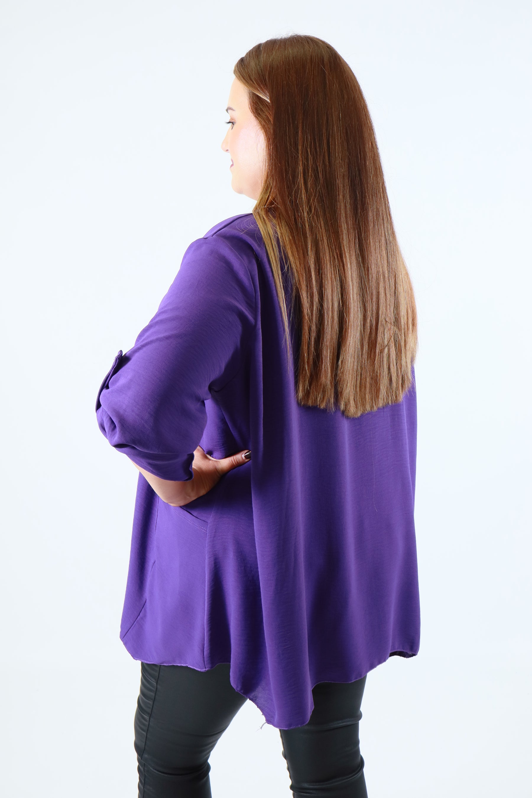 Ada Blouse in Purple