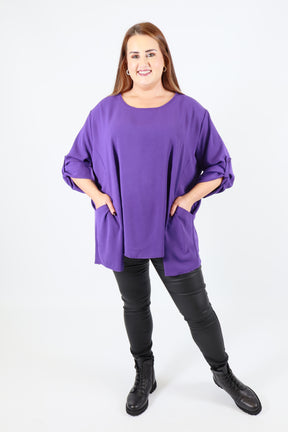 Ada Blouse in Purple
