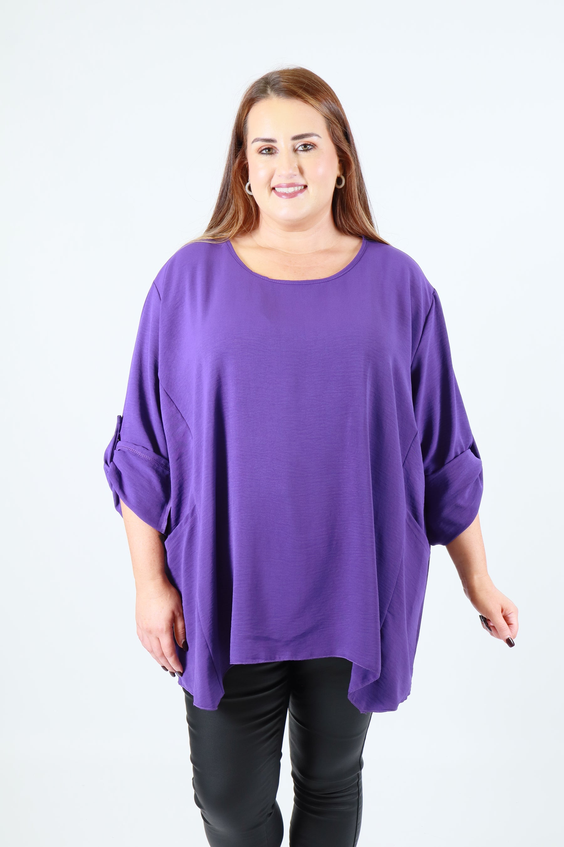 Ada Blouse in Purple