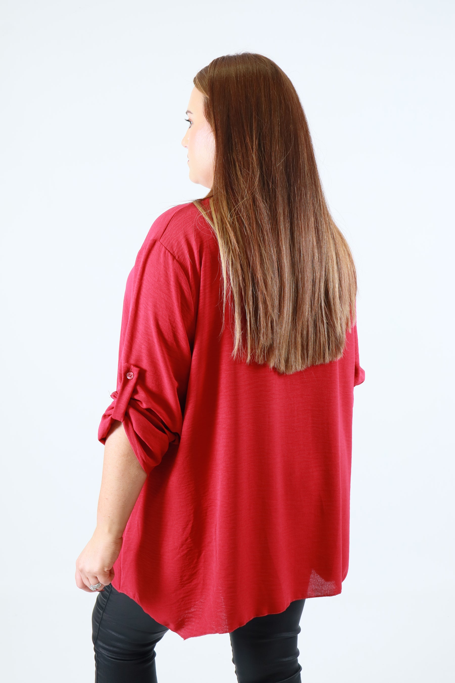 Ada Blouse in Wine