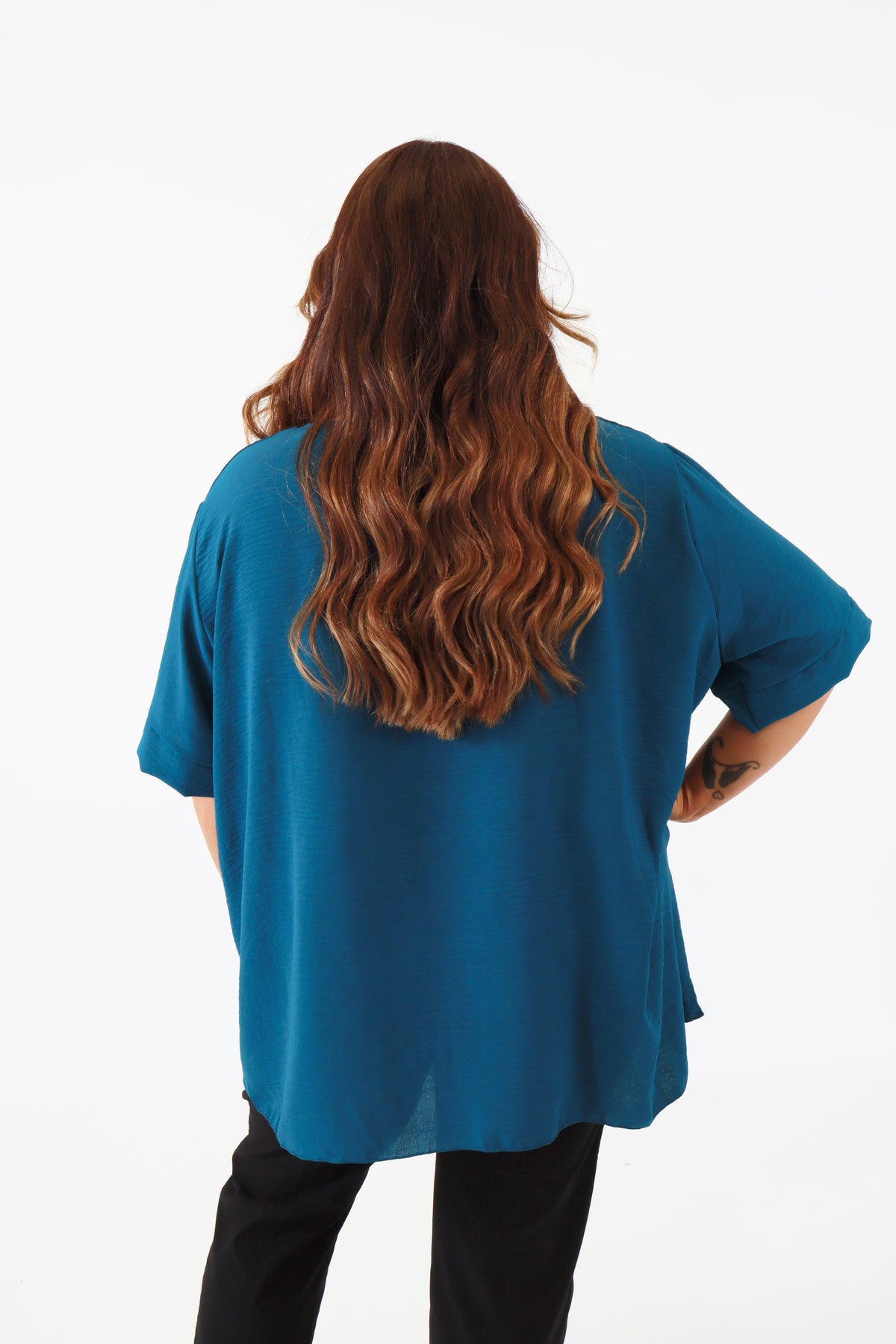 Adaline Blouse in Teal