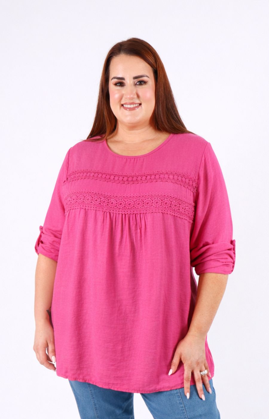  Alex Blouse in Fuchsia 