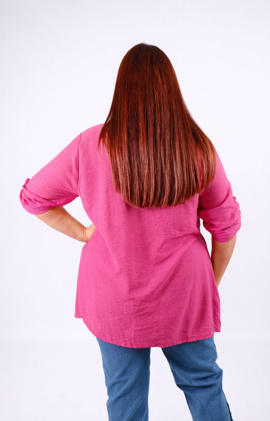 Alex Blouse in Fuchsia 