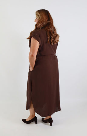 Alexis Dress in Brown  