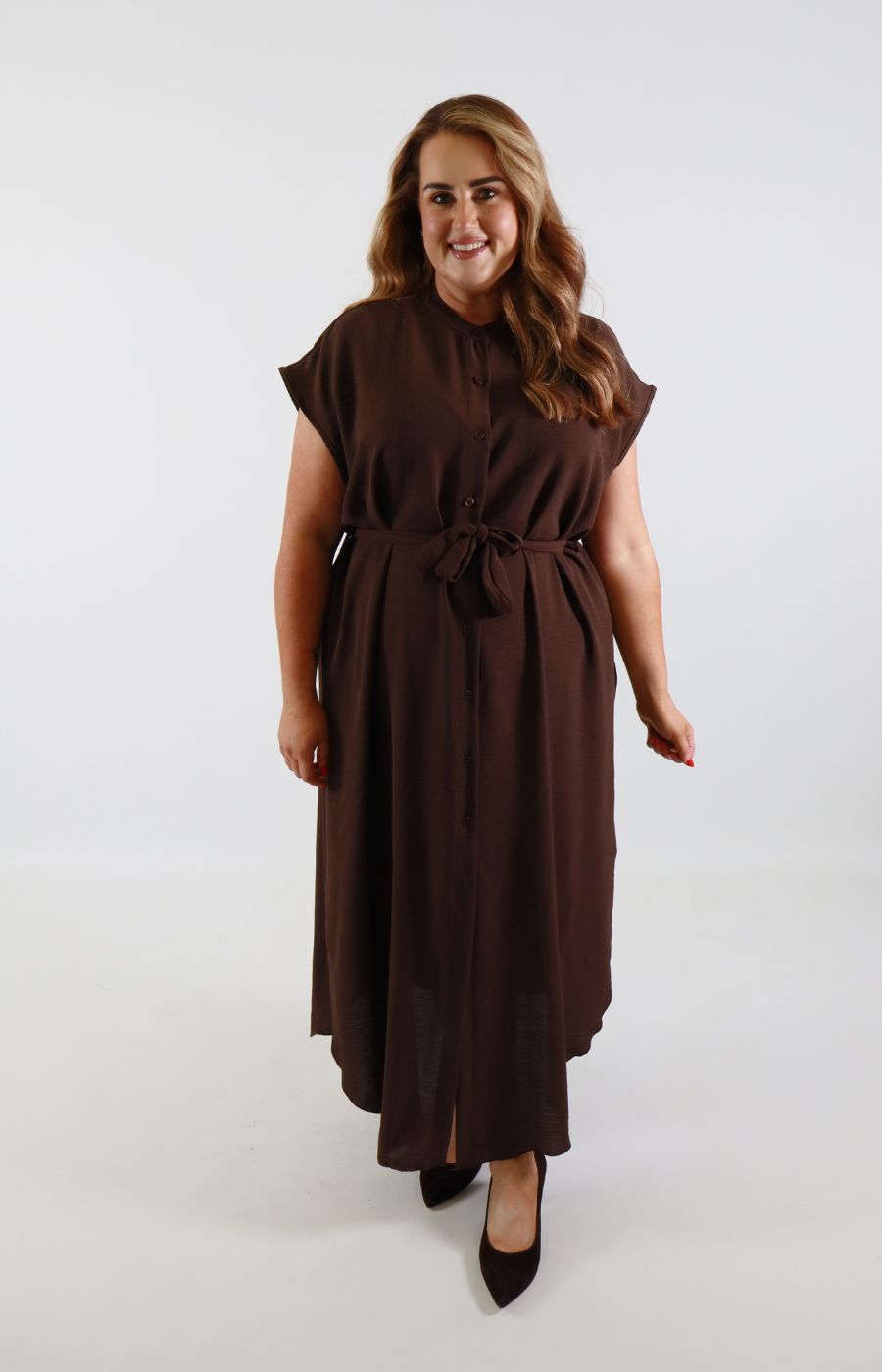 Alexis Dress in Brown  
