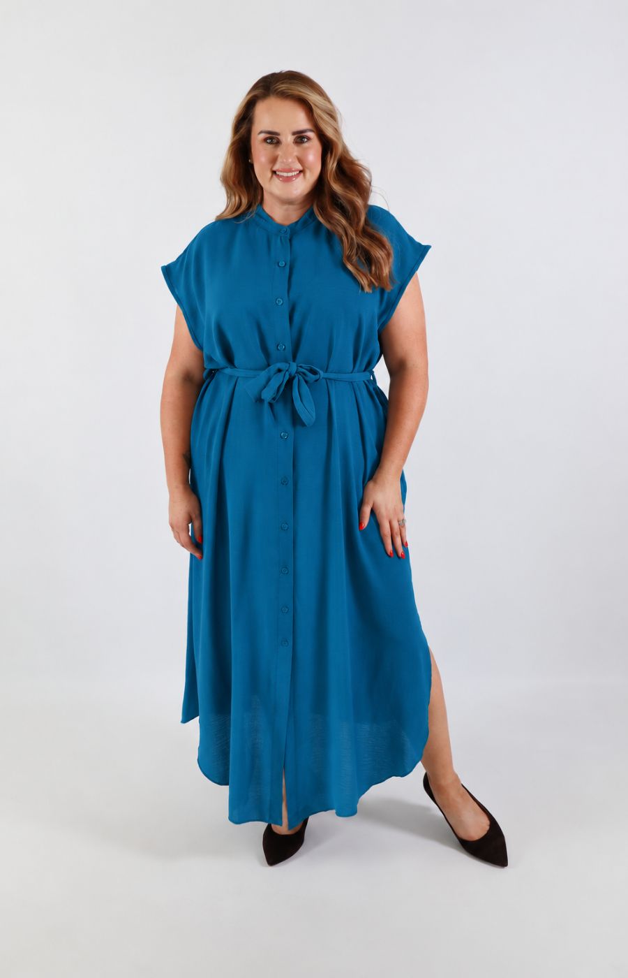 Alexis Dress in Teal 