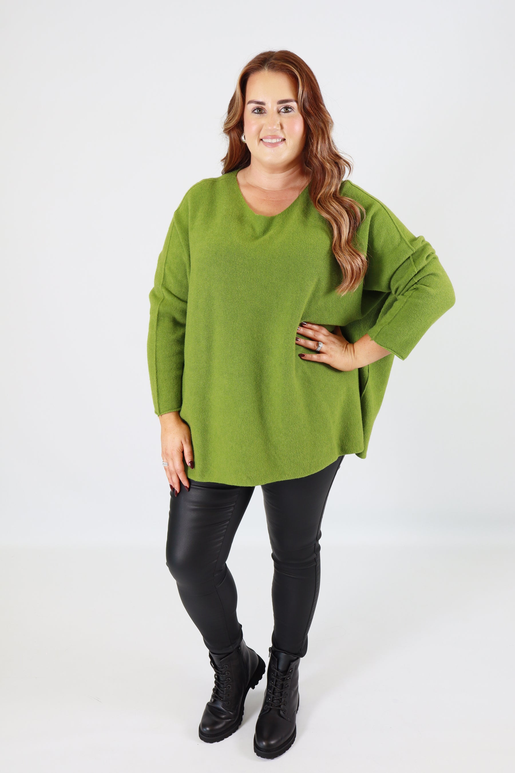 Alina Jumper in Green