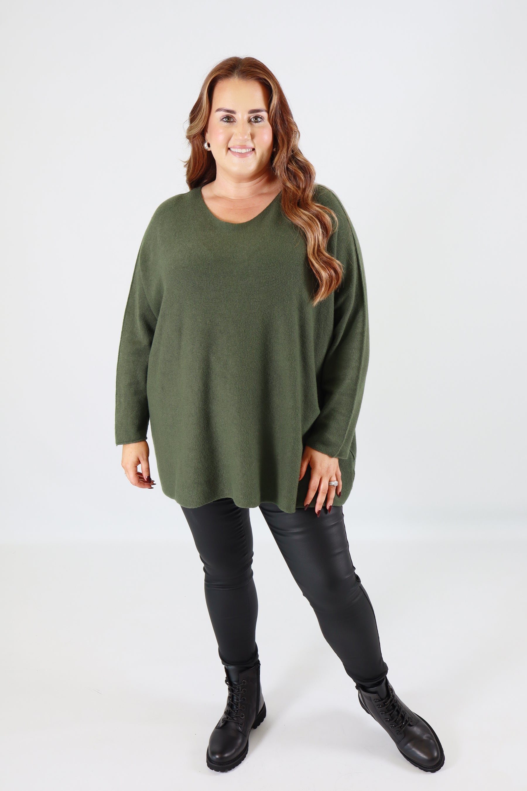 Alina Jumper in Khaki