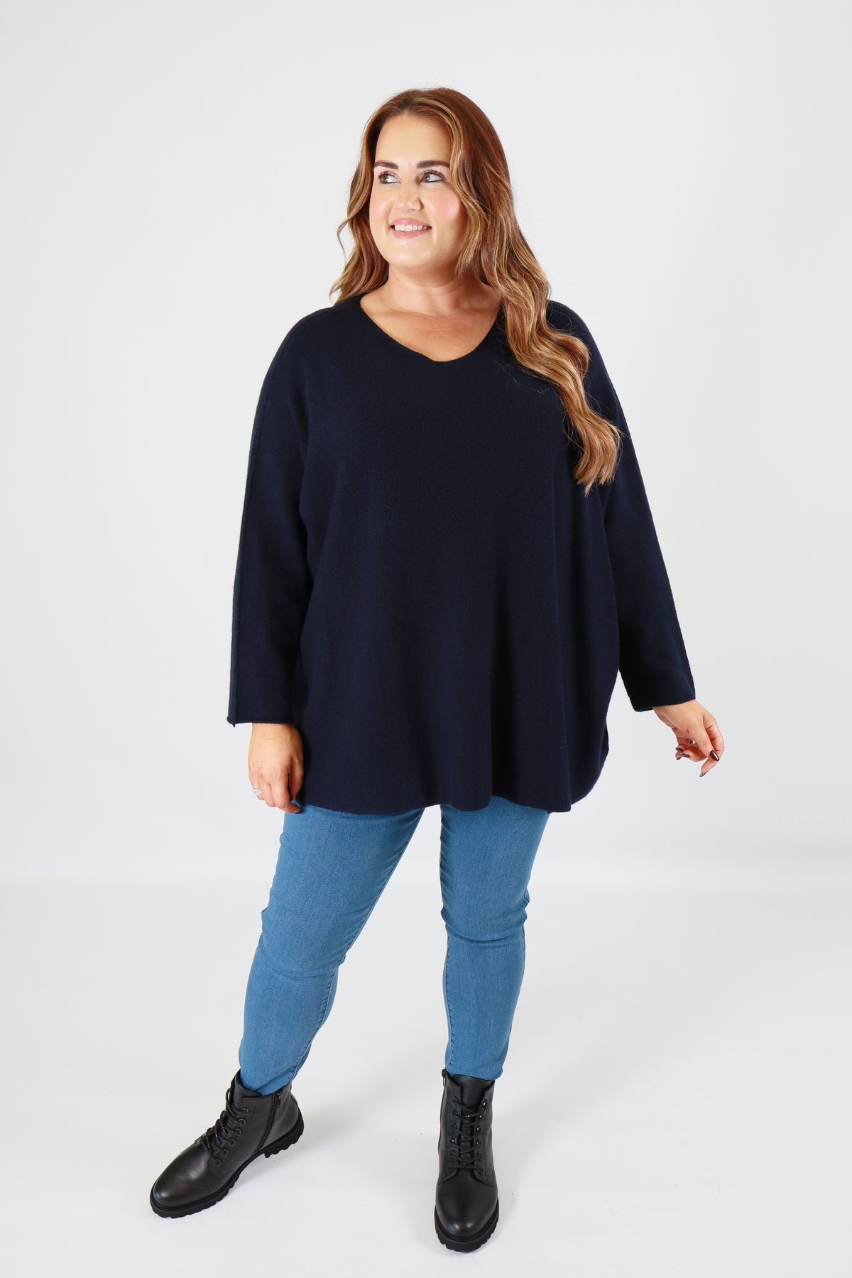 Alina Jumper in Navy