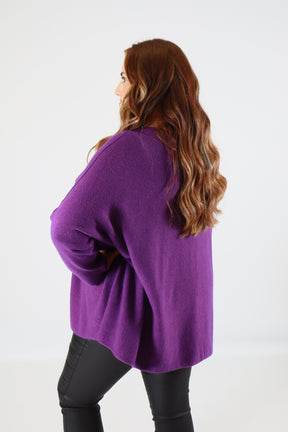 Alina Jumper in Purple