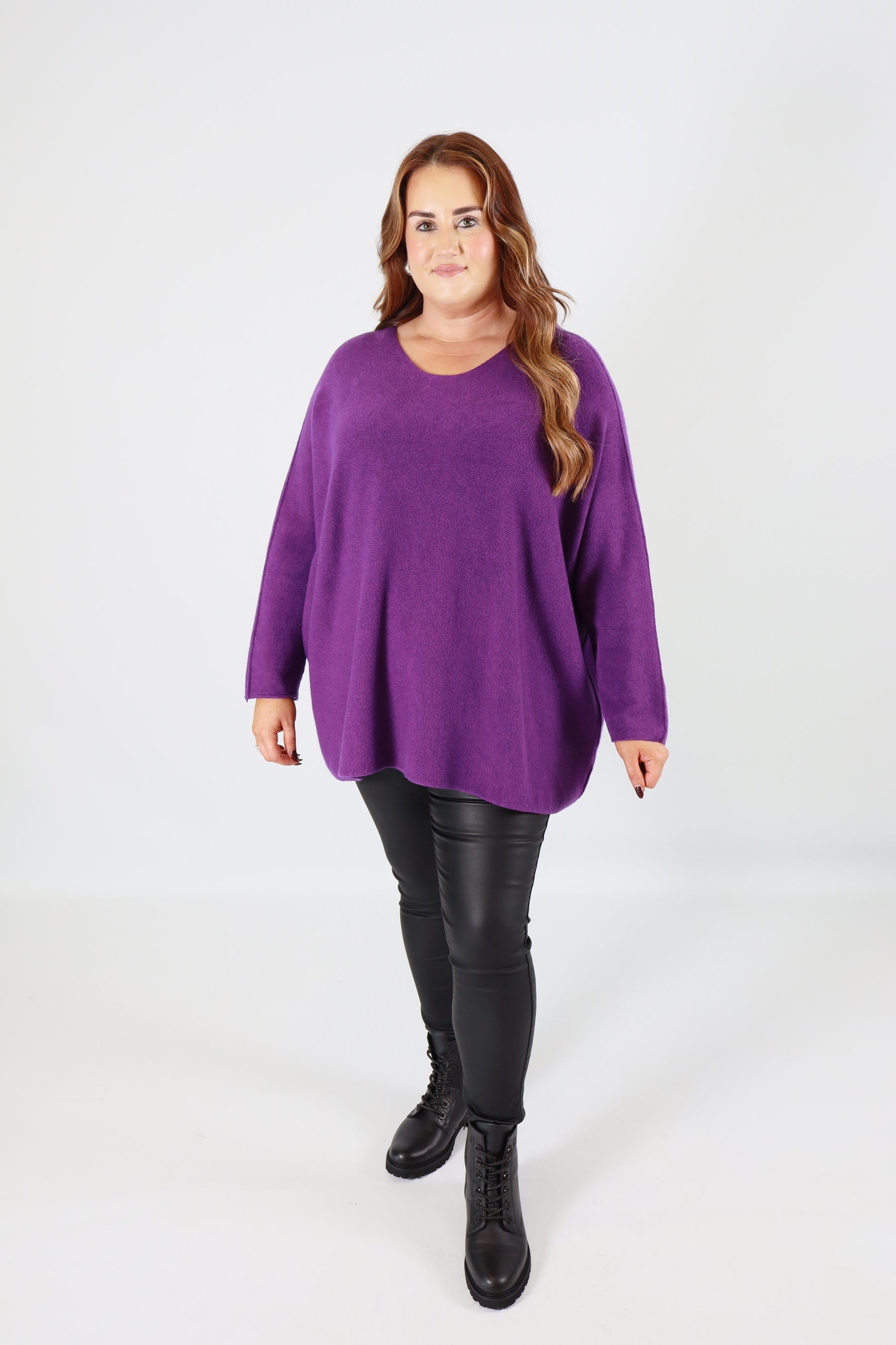 Alina Jumper in Purple