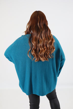 Alina Jumper in Teal
