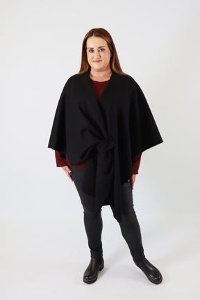 Ally Cape in Black