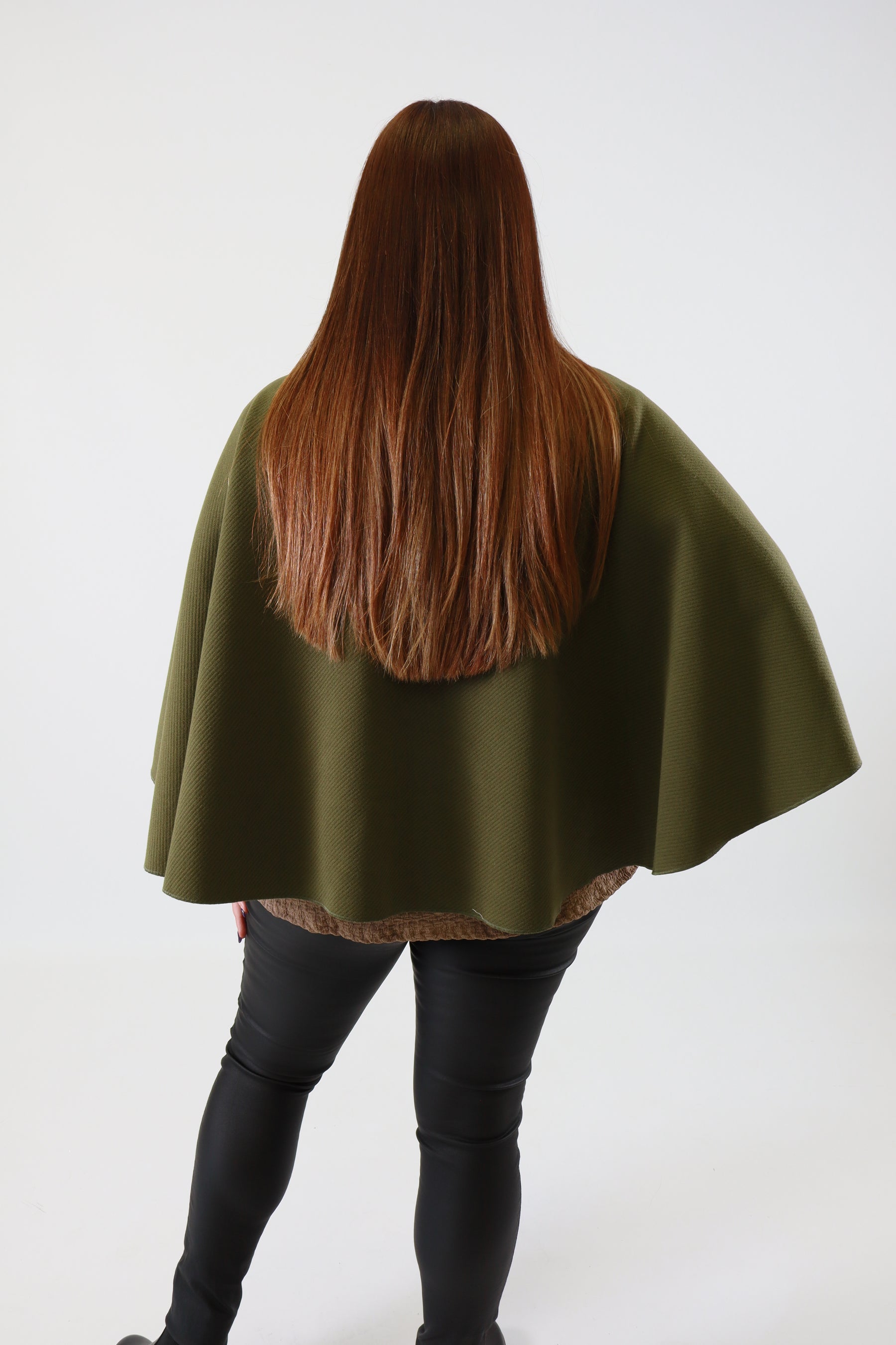 Ally Cape in Khaki